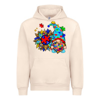 Sandshell autism sunflower gnome Urban Hoodie - Zillion Design Studio