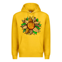 Lemon pineapple sunflower Premium Hoodie - Zillion Design Studio