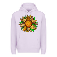 Lilac pineapple sunflower Premium Hoodie - Zillion Design Studio