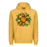 Mustard pineapple sunflower Premium Hoodie - Zillion Design Studio