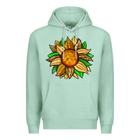 Seafoam pineapple sunflower Premium Hoodie - Zillion Design Studio