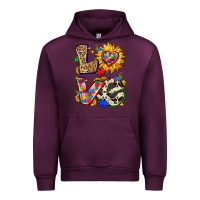 Mauve Wine autism love Urban Hoodie - Zillion Design Studio