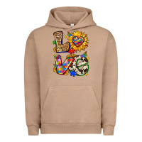 Pigment Burro autism love Urban Hoodie - Zillion Design Studio