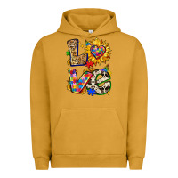 Pigment Peanut Butter autism love Urban Hoodie - Zillion Design Studio