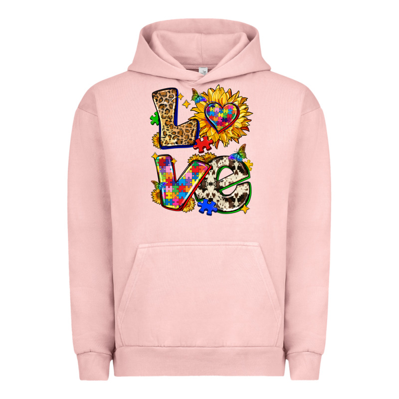 Autism Love Urban Hoodie by Zillion Design Studio | Teevron