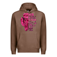 Chestnut Her Fight Is Our Fight Cancer Premium Hoodie - texasbilliewilder