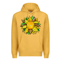 Mustard lemon sunflower Premium Hoodie - Zillion Design Studio