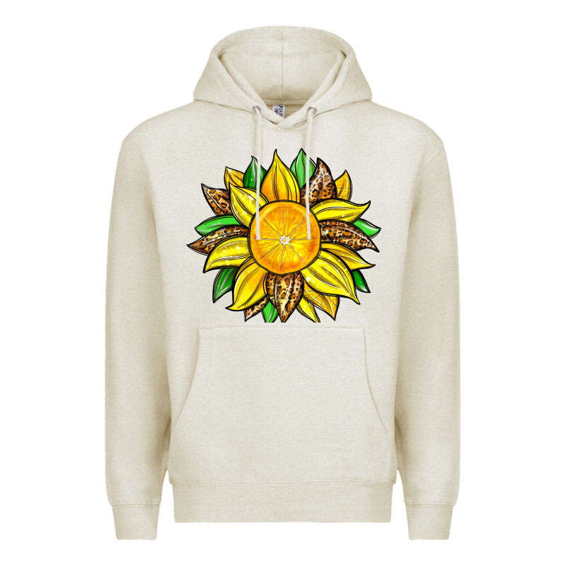 Lemon Sunflower Premium Hoodie by Zillion Design Studio | Teevron