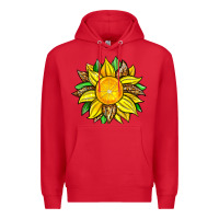 Red lemon sunflower Premium Hoodie - Zillion Design Studio