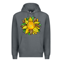 Rock lemon sunflower Premium Hoodie - Zillion Design Studio