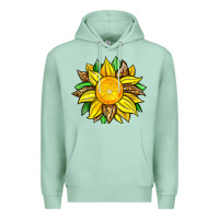Seafoam lemon sunflower Premium Hoodie - Zillion Design Studio