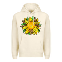 Tofu lemon sunflower Premium Hoodie - Zillion Design Studio