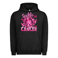 Pigment Black Tackle Cancer with Sunflower Urban Hoodie - texasbilliewilder