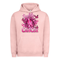 Pigment Salmon Tackle Cancer with Sunflower Urban Hoodie - texasbilliewilder