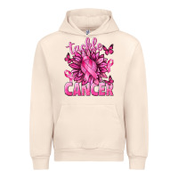 Sandshell Tackle Cancer with Sunflower Urban Hoodie - texasbilliewilder