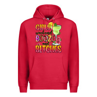 Cardinal girls weekend booze and bitches Premium Hoodie - Zillion Design Studio