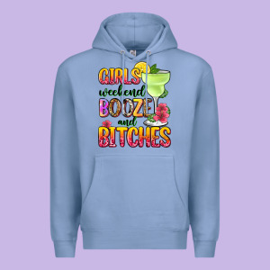 Girls Weekend Booze And Bitches Premium Hoodie Designed By Zillion Design Studio