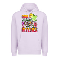 Lilac girls weekend booze and bitches Premium Hoodie - Zillion Design Studio