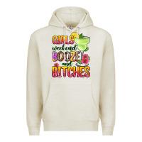 Oatmeal Heather girls weekend booze and bitches Premium Hoodie - Zillion Design Studio