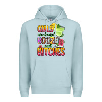 Blue Mist girls weekend booze and bitches Premium Hoodie - Zillion Design Studio
