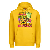 Lemon girls weekend booze and bitches Premium Hoodie - Zillion Design Studio