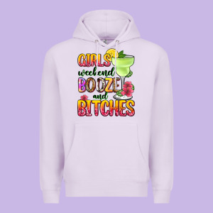 Girls Weekend Booze And Bitches Premium Hoodie Designed By Zillion Design Studio
