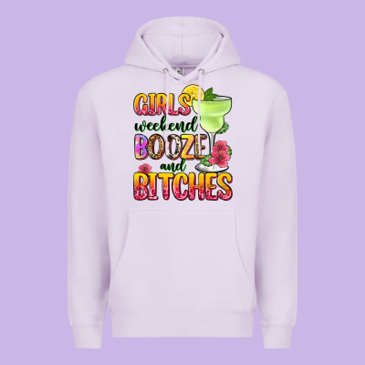 Girls Weekend Booze And Bitches Premium Hoodie Designed By Zillion Design Studio