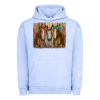 Pigment Grape Ice horses with bandanas Urban Hoodie - RanaPortraitStore