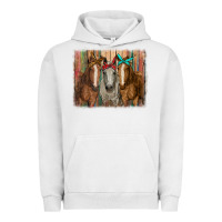 Pigment Lunar Rock horses with bandanas Urban Hoodie - RanaPortraitStore