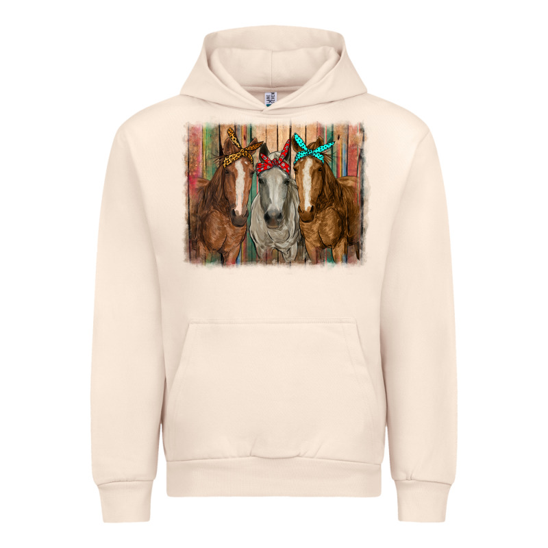 Horses With Bandanas Urban Hoodie by RanaPortraitStore | Teevron