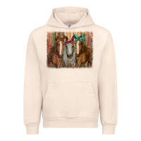 Sandshell horses with bandanas Urban Hoodie - RanaPortraitStore