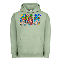 Pigment Oil Green autism gnomes Urban Hoodie - Zillion Design Studio
