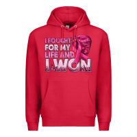 Cardinal I Fought For My Life and I Won Breast Cancer Premium Hoodie - texasbilliewilder