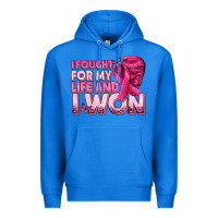 True Royal I Fought For My Life and I Won Breast Cancer Premium Hoodie - texasbilliewilder