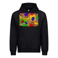 Black autism background Urban Hoodie - Zillion Design Studio