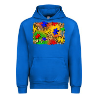 Cobalt autism background Urban Hoodie - Zillion Design Studio