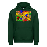 Forest Green autism background Urban Hoodie - Zillion Design Studio
