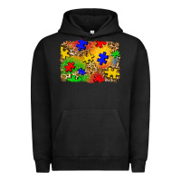Pigment Black autism background Urban Hoodie - Zillion Design Studio