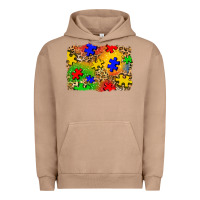 Pigment Burro autism background Urban Hoodie - Zillion Design Studio