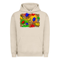 Pigment French Oak autism background Urban Hoodie - Zillion Design Studio