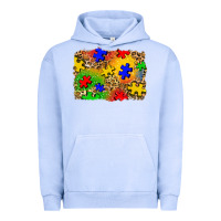 Pigment Grape Ice autism background Urban Hoodie - Zillion Design Studio