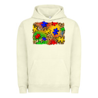 Pigment Pistachio autism background Urban Hoodie - Zillion Design Studio