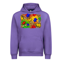 Tulip autism background Urban Hoodie - Zillion Design Studio