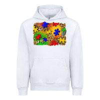 White autism background Urban Hoodie - Zillion Design Studio