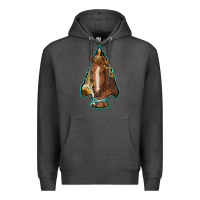 Charcoal Heather arrowhead horse Premium Hoodie - RanaPortraitStore