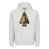 Dove Grey arrowhead horse Premium Hoodie - RanaPortraitStore