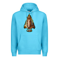 Ocean Blue arrowhead horse Premium Hoodie - RanaPortraitStore
