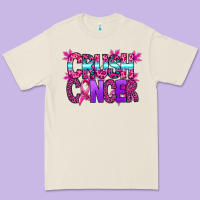 Crush Cancer Premium Tee Designed By Sublimationcraftshop