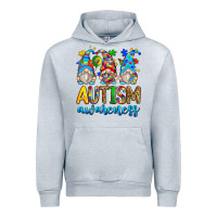 Heather Grey autism awareness gnomes Urban Hoodie - Zillion Design Studio