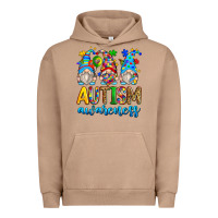 Pigment Burro autism awareness gnomes Urban Hoodie - Zillion Design Studio